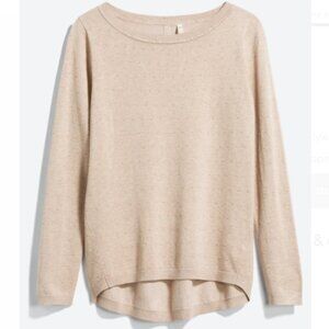 Teeberry & Weave Kaydin Dot Stitch Pullover - Beige - L